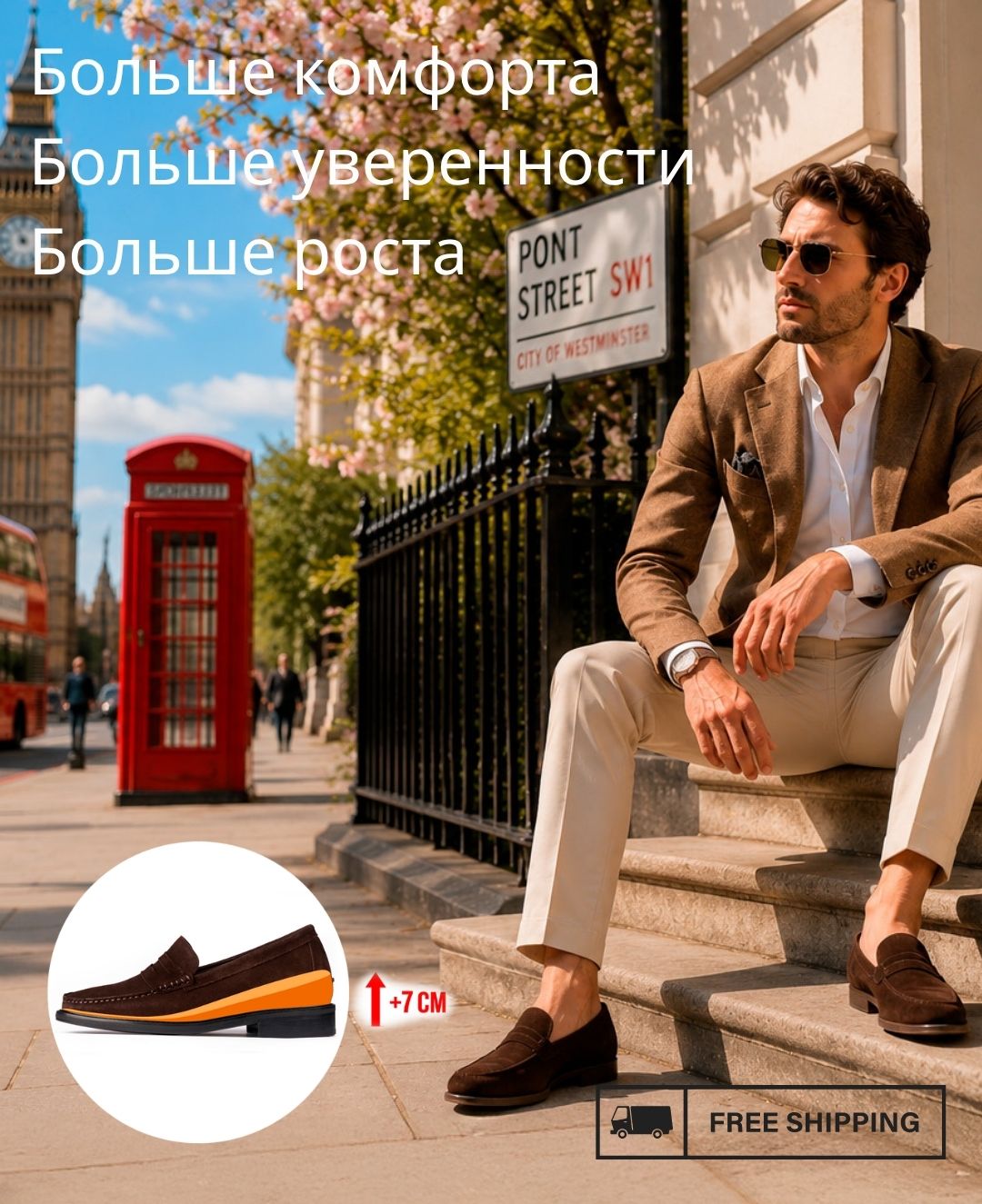 Обувь чтобы быть выше